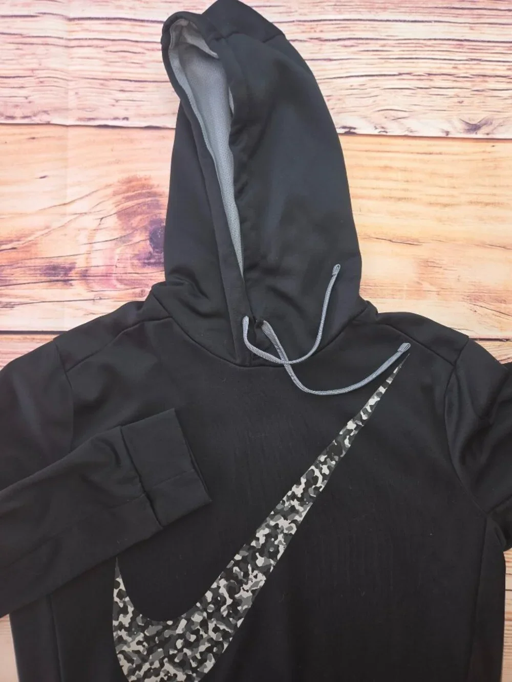 Nike Black Therma-Fit Pullover Hoodie Medium